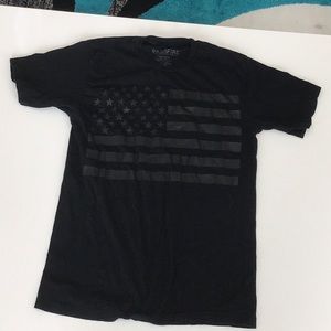 Men’s Black American flag shirt Medium